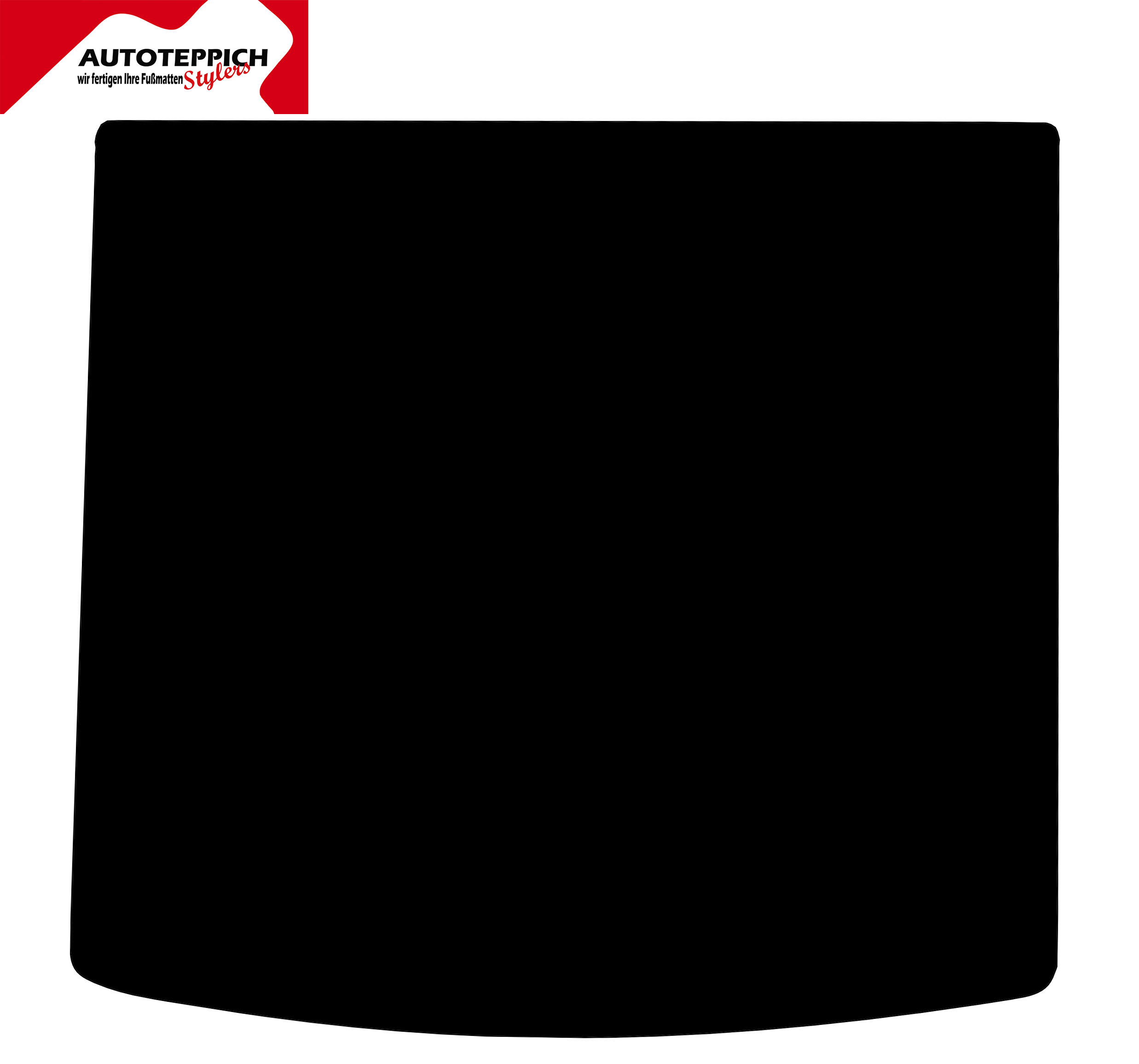 Kofferraumteppich VW Touareg 3 Eine Kofferraummatte in schwarz für VW Touareq 3