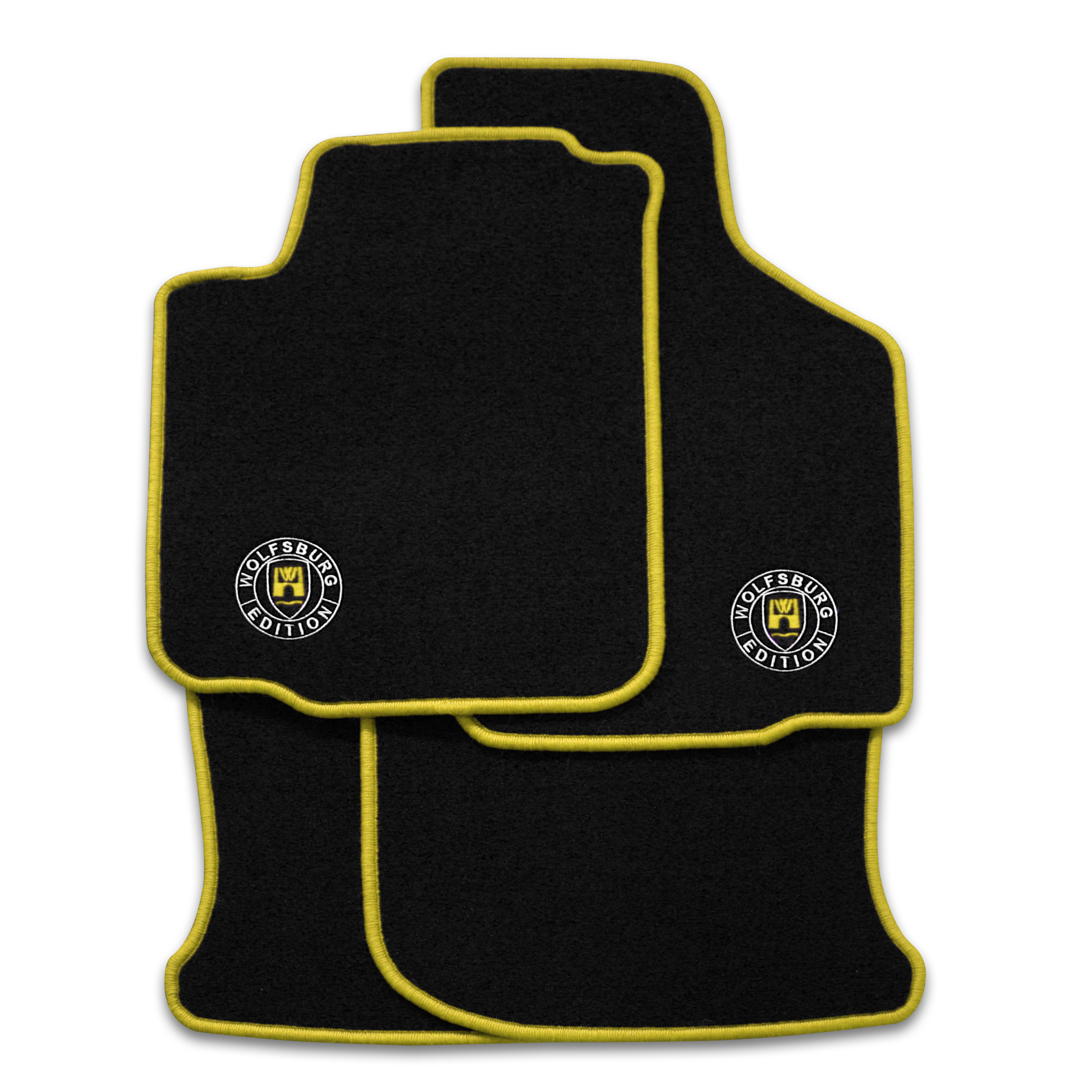 Velours Fußmatten mit Stick WOB für VW Corrado 1988-1993 4-teiliges Set