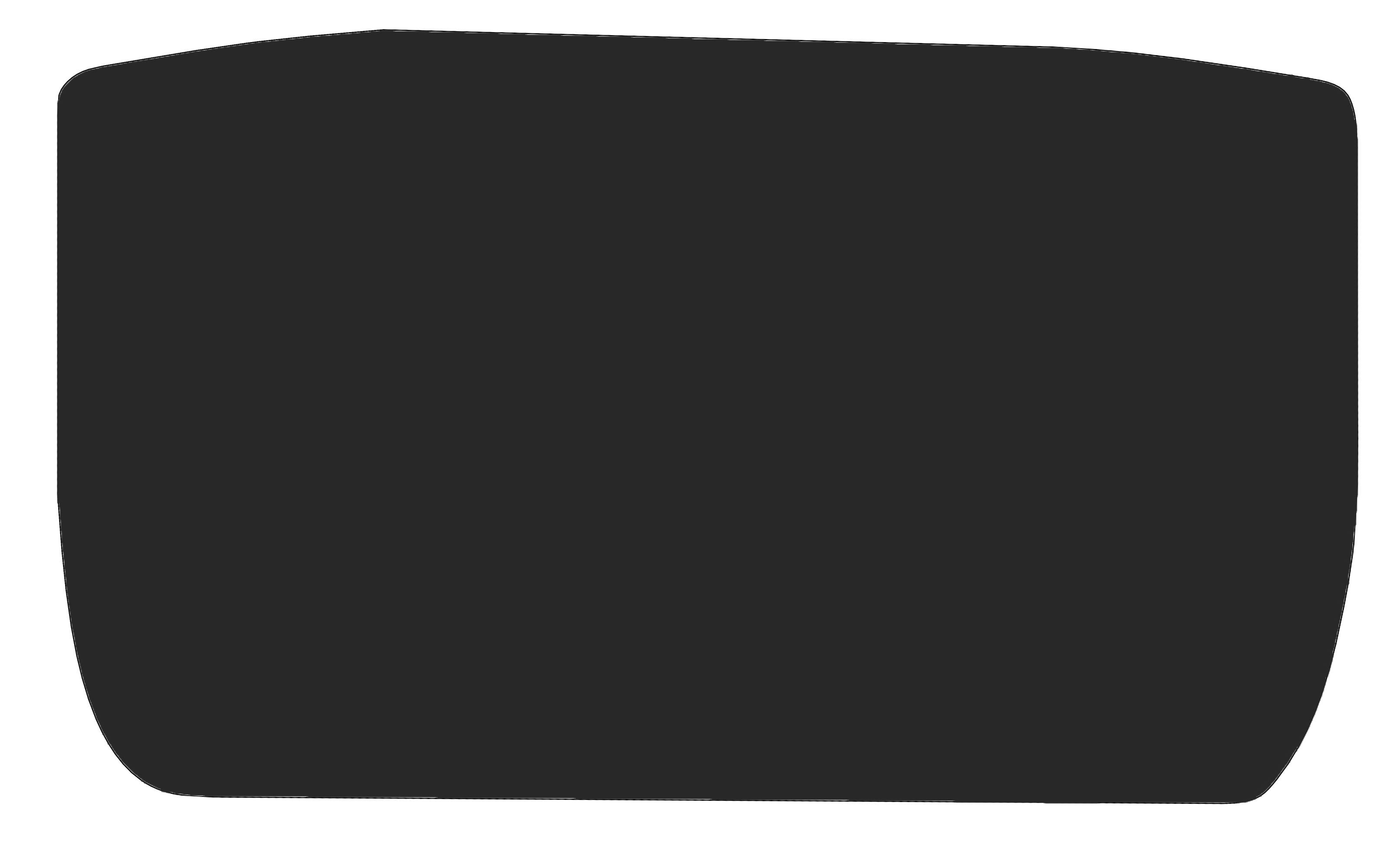 Kofferraumteppich VW Golf6-Cabrio Eine Kofferraummatte in schwarz für VW Golf6-Cabrio