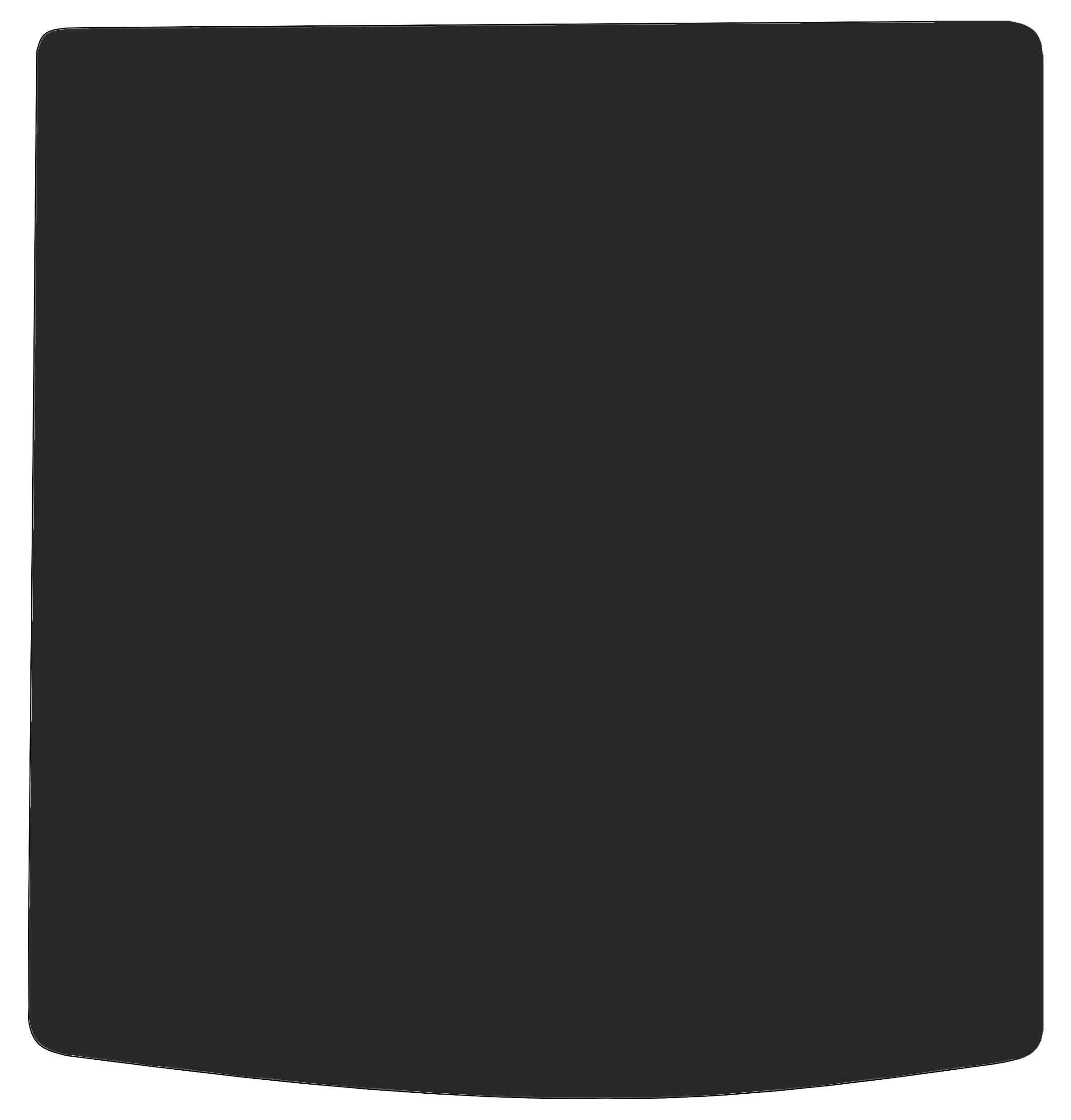 Kofferraumteppich VW Golf_5 6-Variant Eine Kofferraummatte in schwarz für VW Golf_5 6-Variant